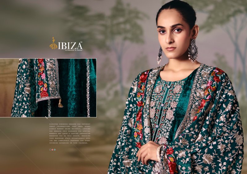 Baano By Ibiza Viscose Velvet Salwar Kameez